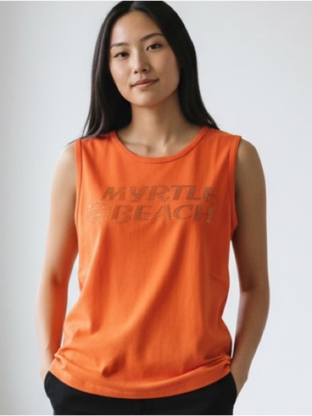 Harley-Davidson Orange Myrtle Beach Tank - Large